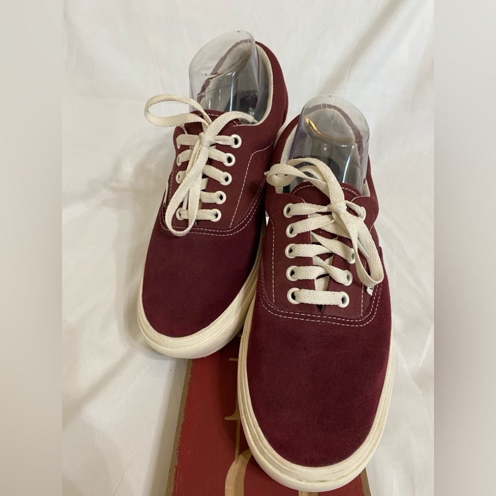 Vans Comfycush Era Shoes Suede sneakers, Wine Red, Men’s Size 8.5, Women’s 10 - Picture 5 of 12